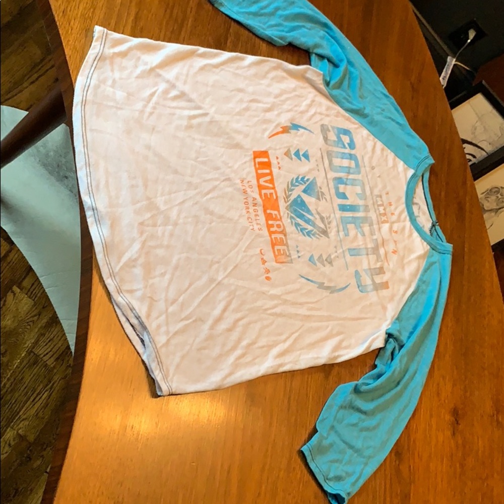 Society 3/4 sleeve shirt